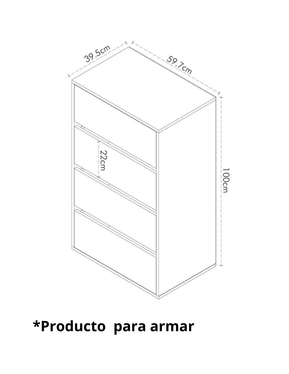 Cajonera agonda 4