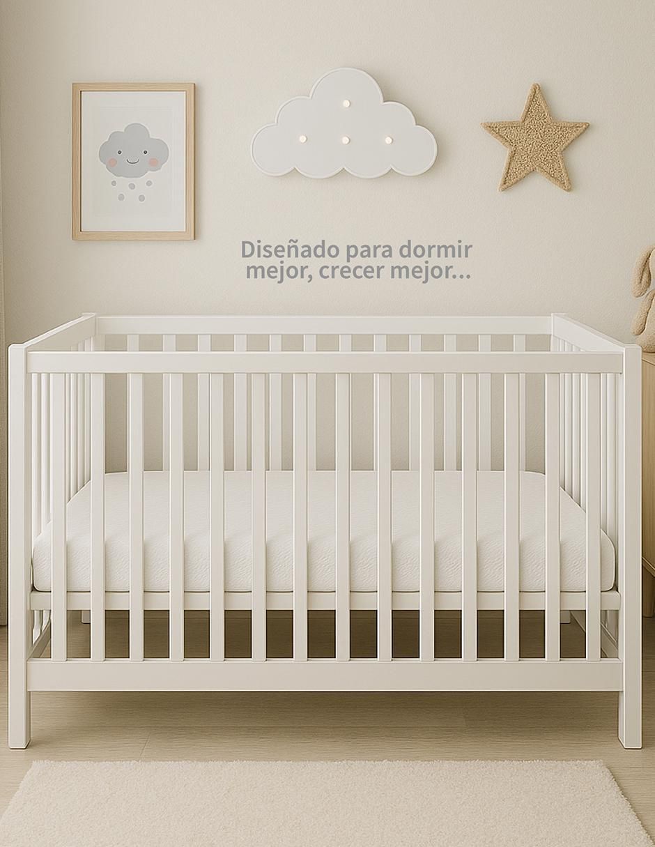 Colchón para cuna Chiquimundo impermeable confort medio