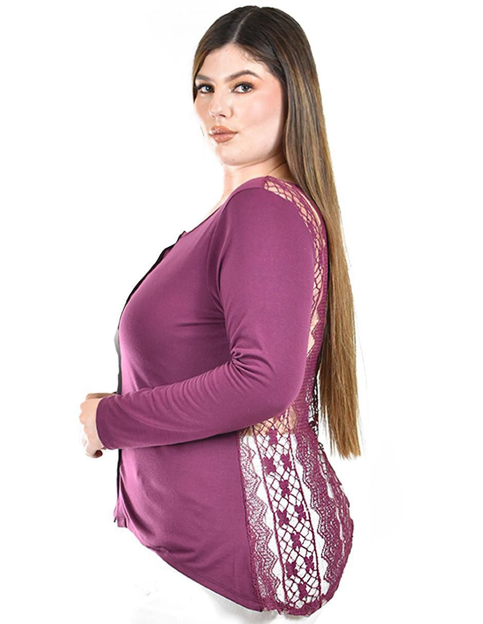 Blusa manga larga para mujer 6