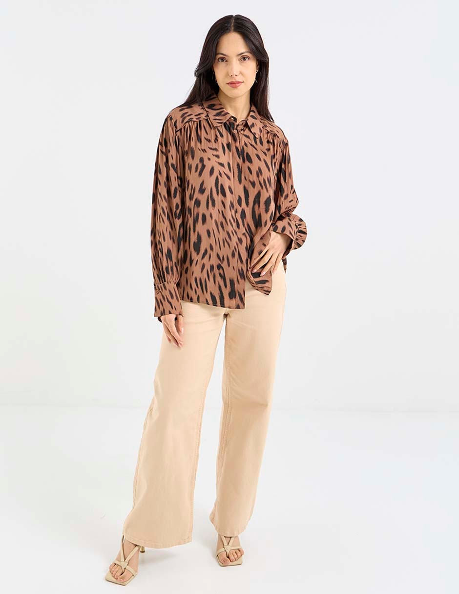 Blusa manga larga para mujer 6