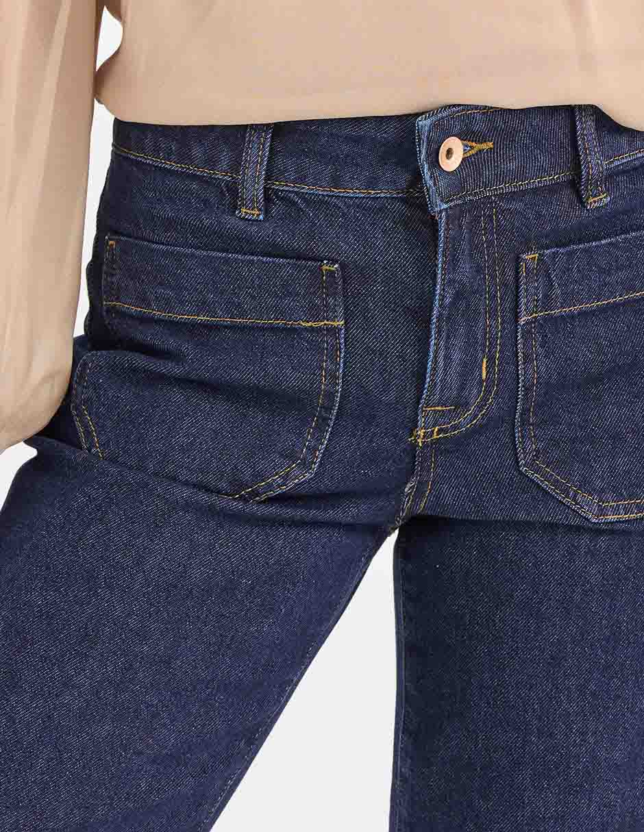 Jeans relaxed amplio para mujer 2