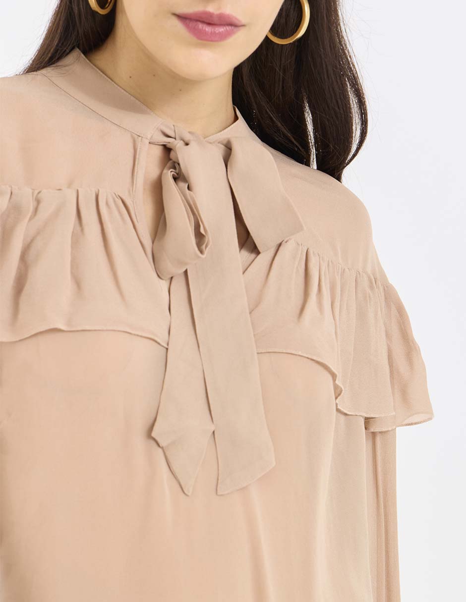Blusa manga larga para mujer 7