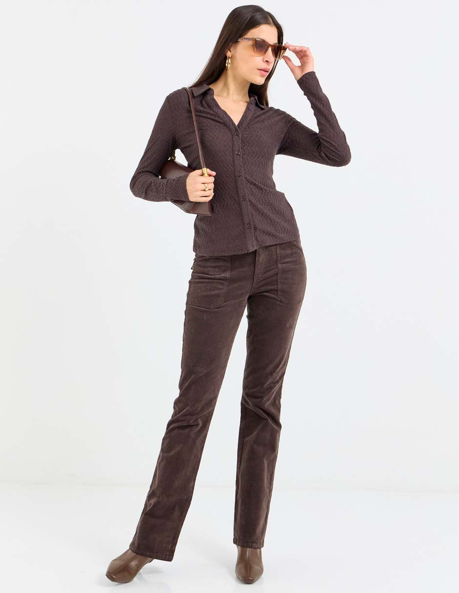 Blusa manga larga para mujer 6