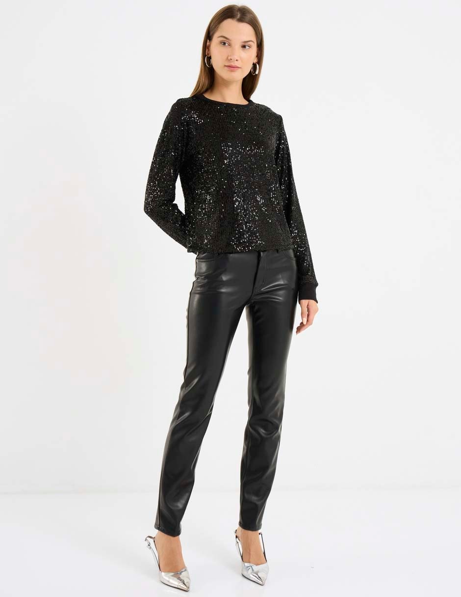 Blusa manga larga para mujer 6