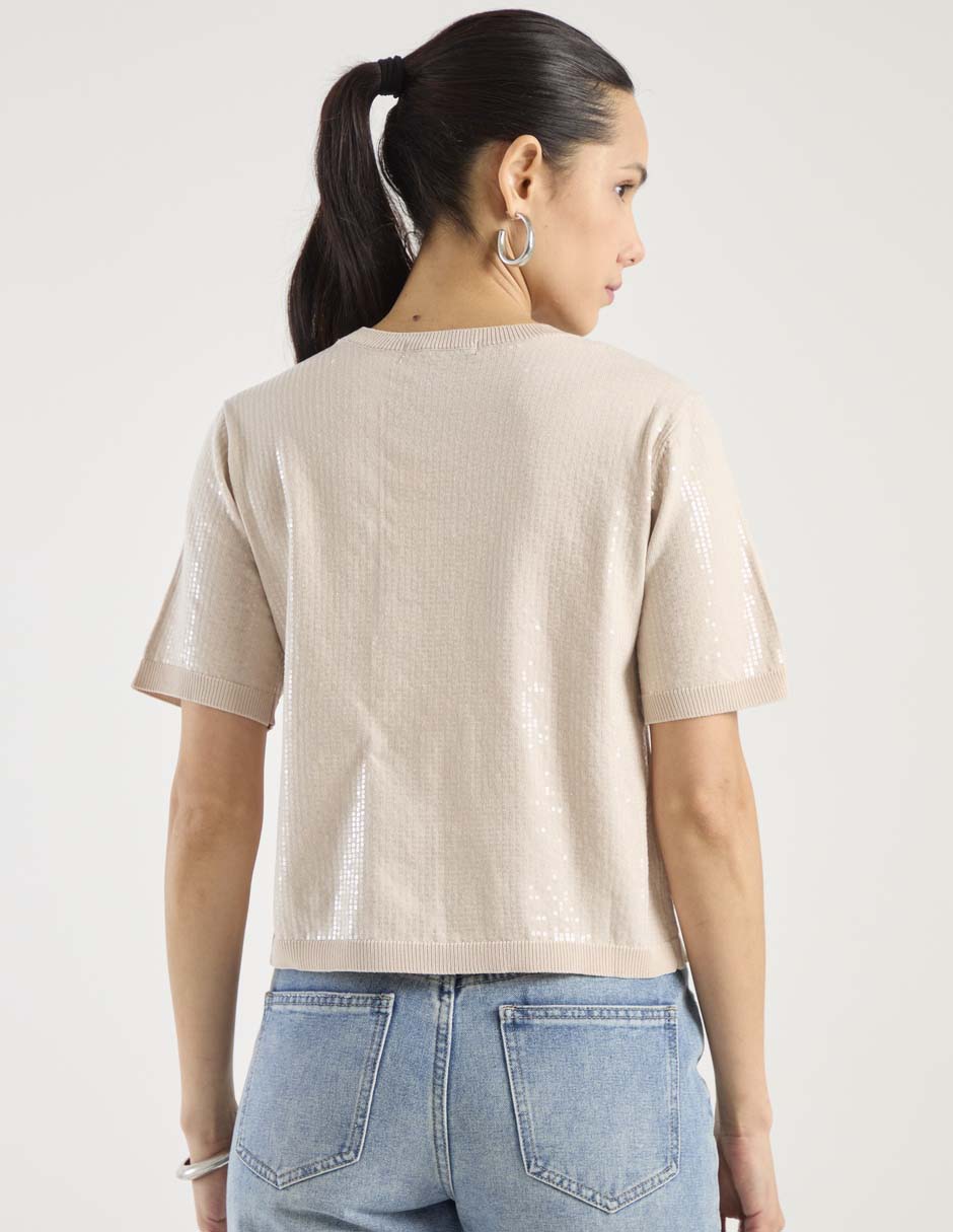 Blusa manga corta para mujer 5