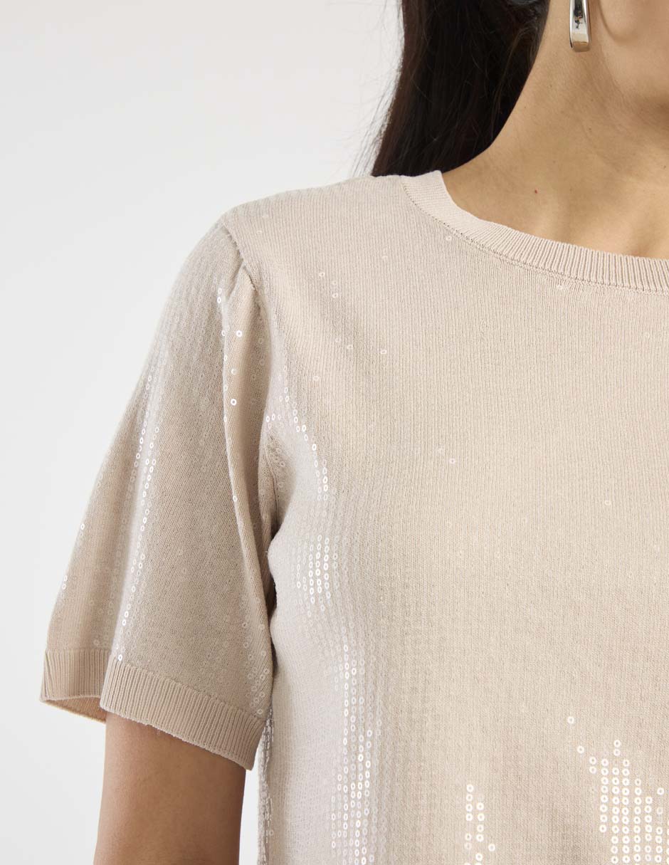 Blusa manga corta para mujer 7