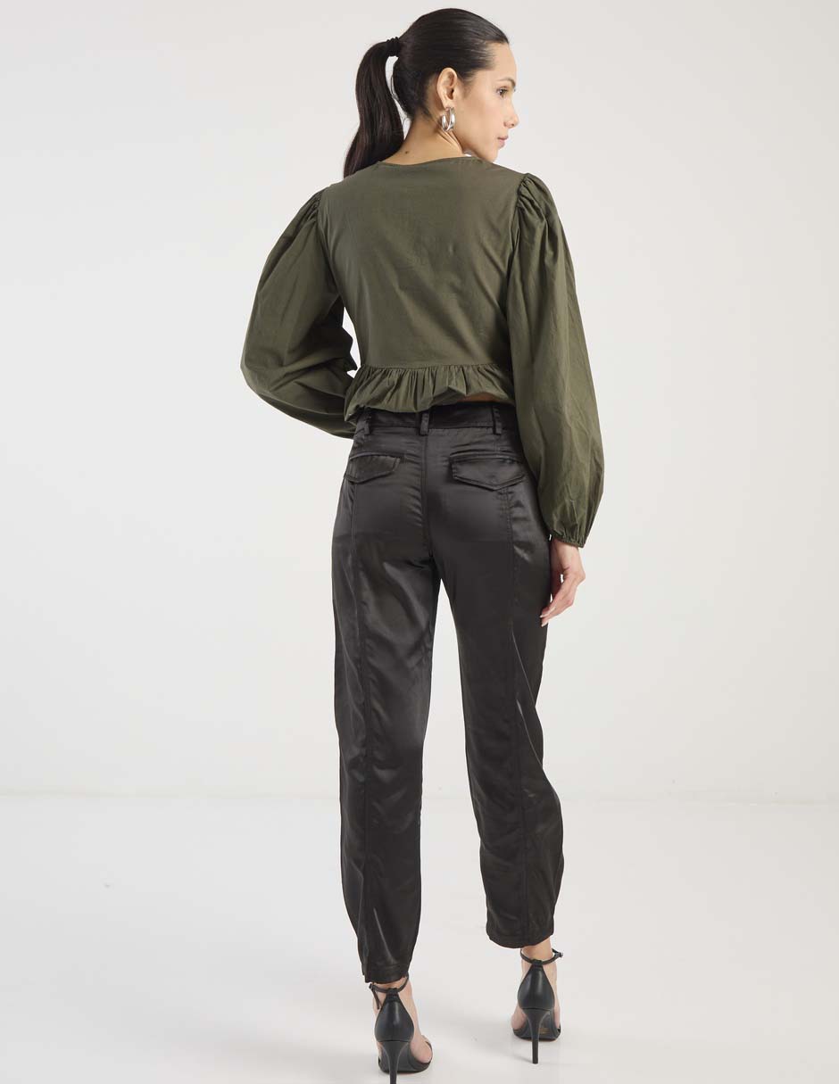 Pantalón amplio para mujer 4