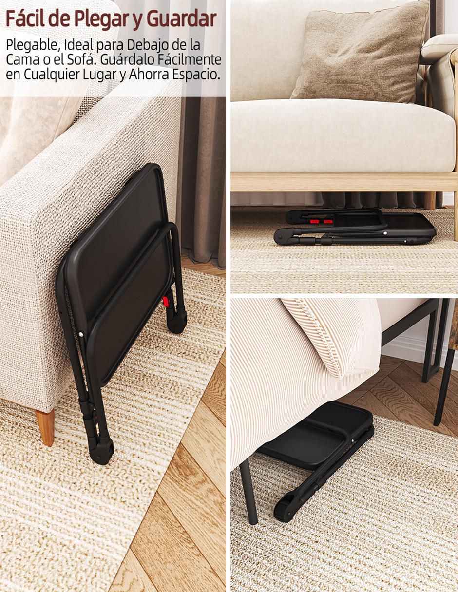 Mesa auxiliar armable baseline black a