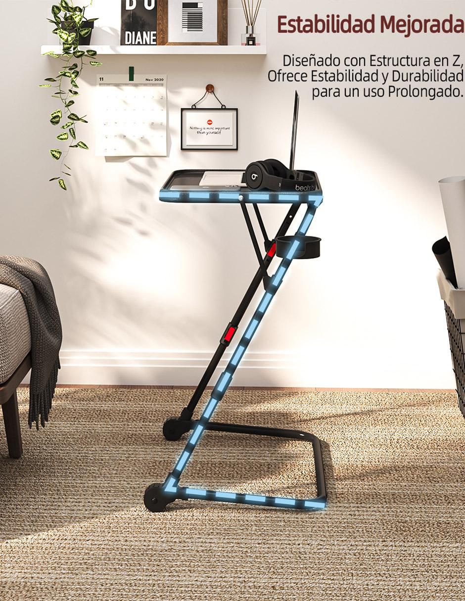 Mesa auxiliar armable baseline black a 7