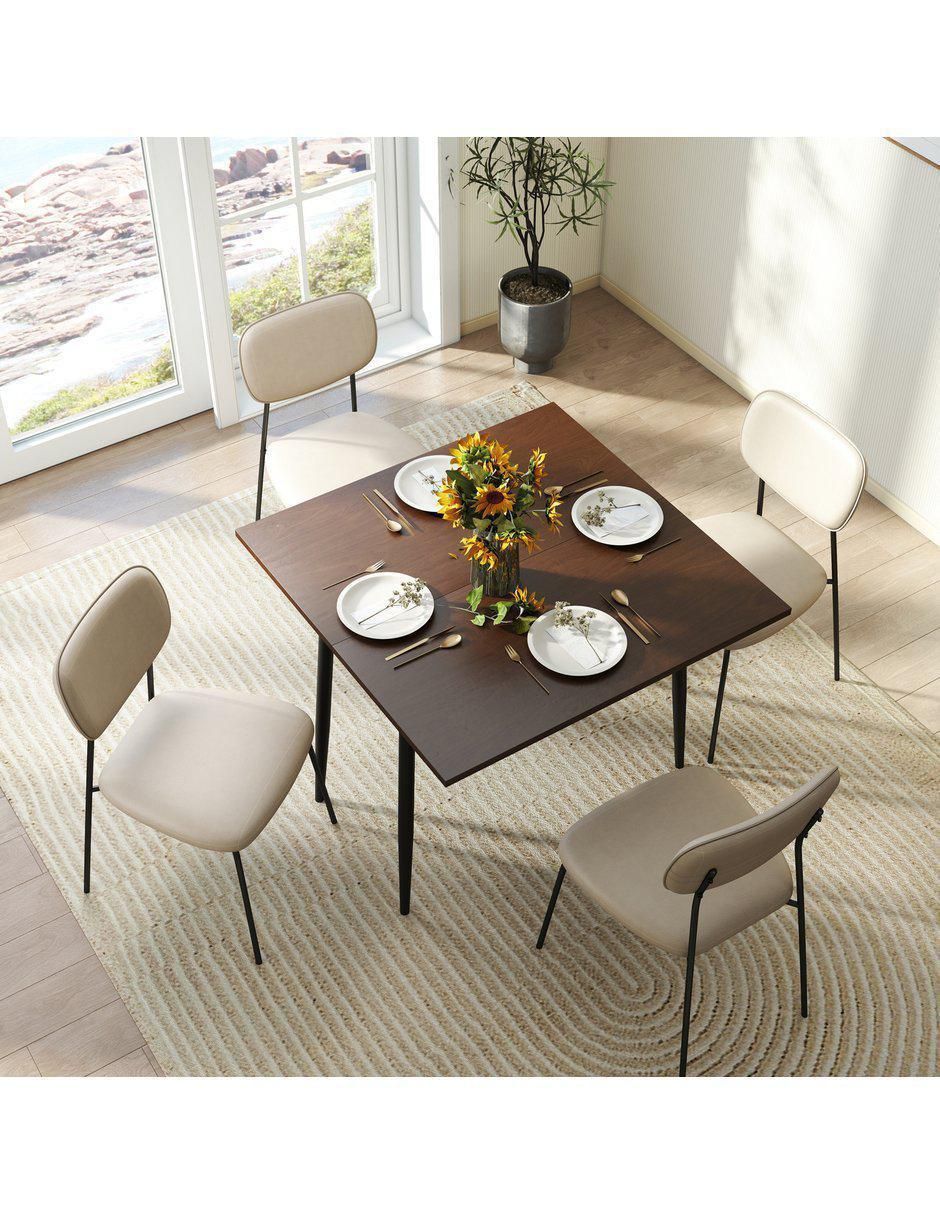 Mesa de comedor extensible armable 4
