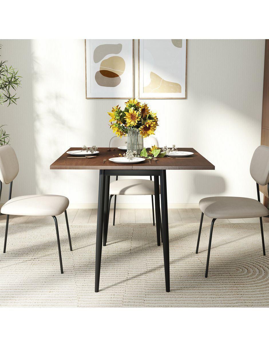 Mesa de comedor extensible armable 6