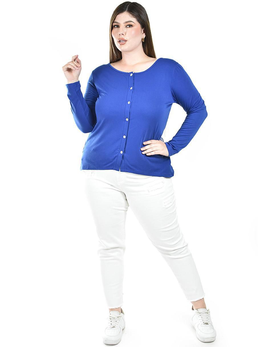 Blusa manga larga para mujer 8