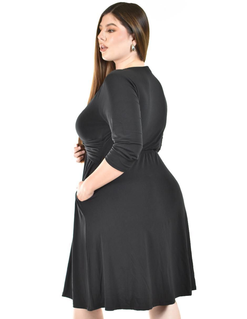 Vestido a la rodilla casual para mujer