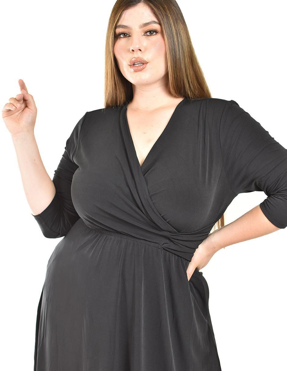 Vestido a la rodilla casual para mujer