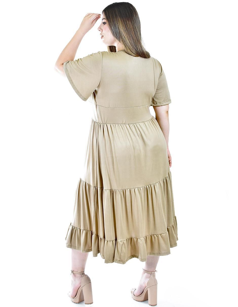 Vestido midi casual para mujer