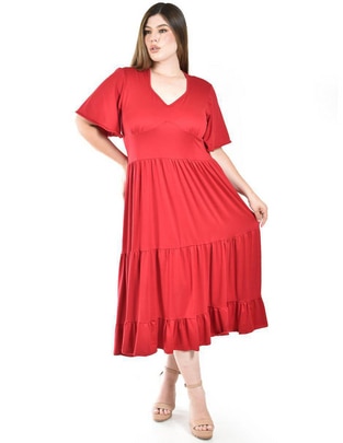 Vestido midi casual para mujer 1