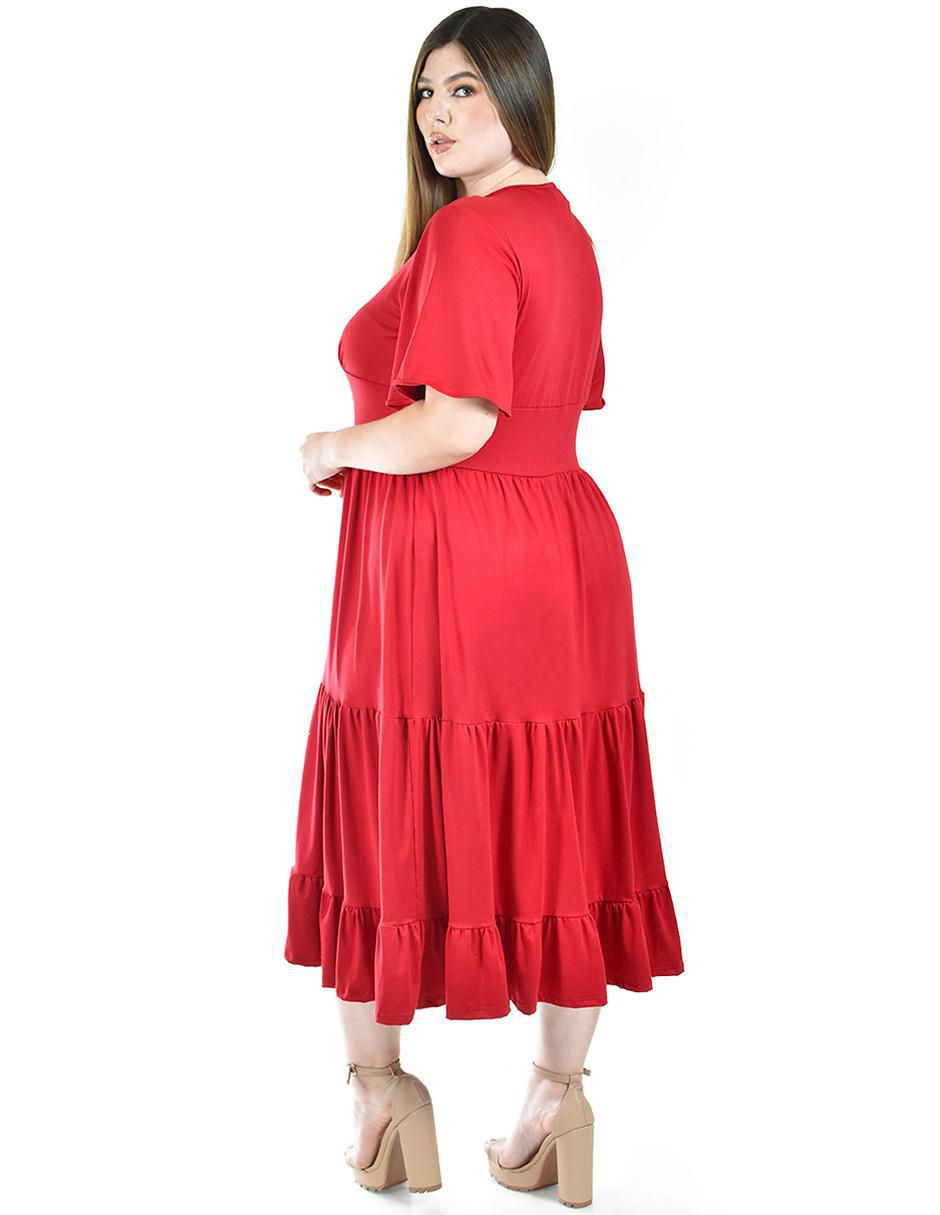 Vestido midi casual para mujer 4