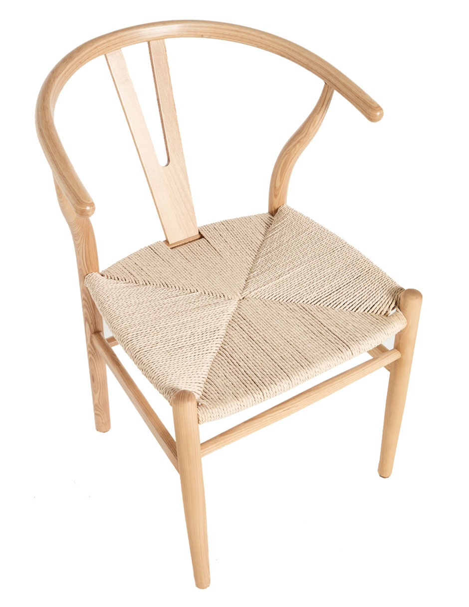 Silla Luciana de madera sólida 8
