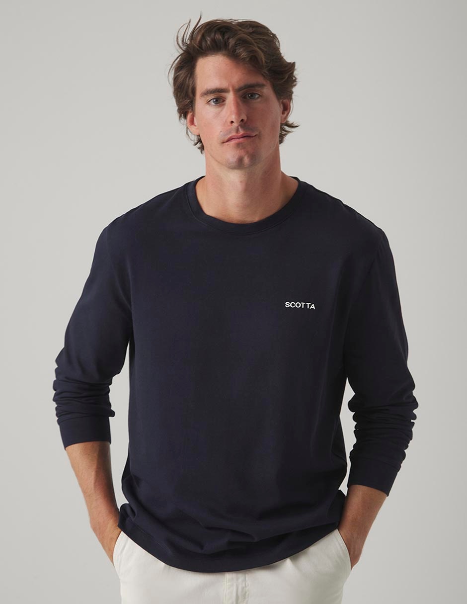Playera Scotta cuello redondo para hombre Playera Scotta cuello redondo para hombre