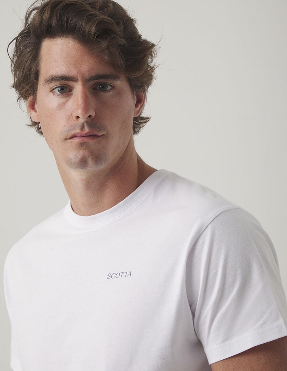 Playera Scotta cuello redondo para hombre