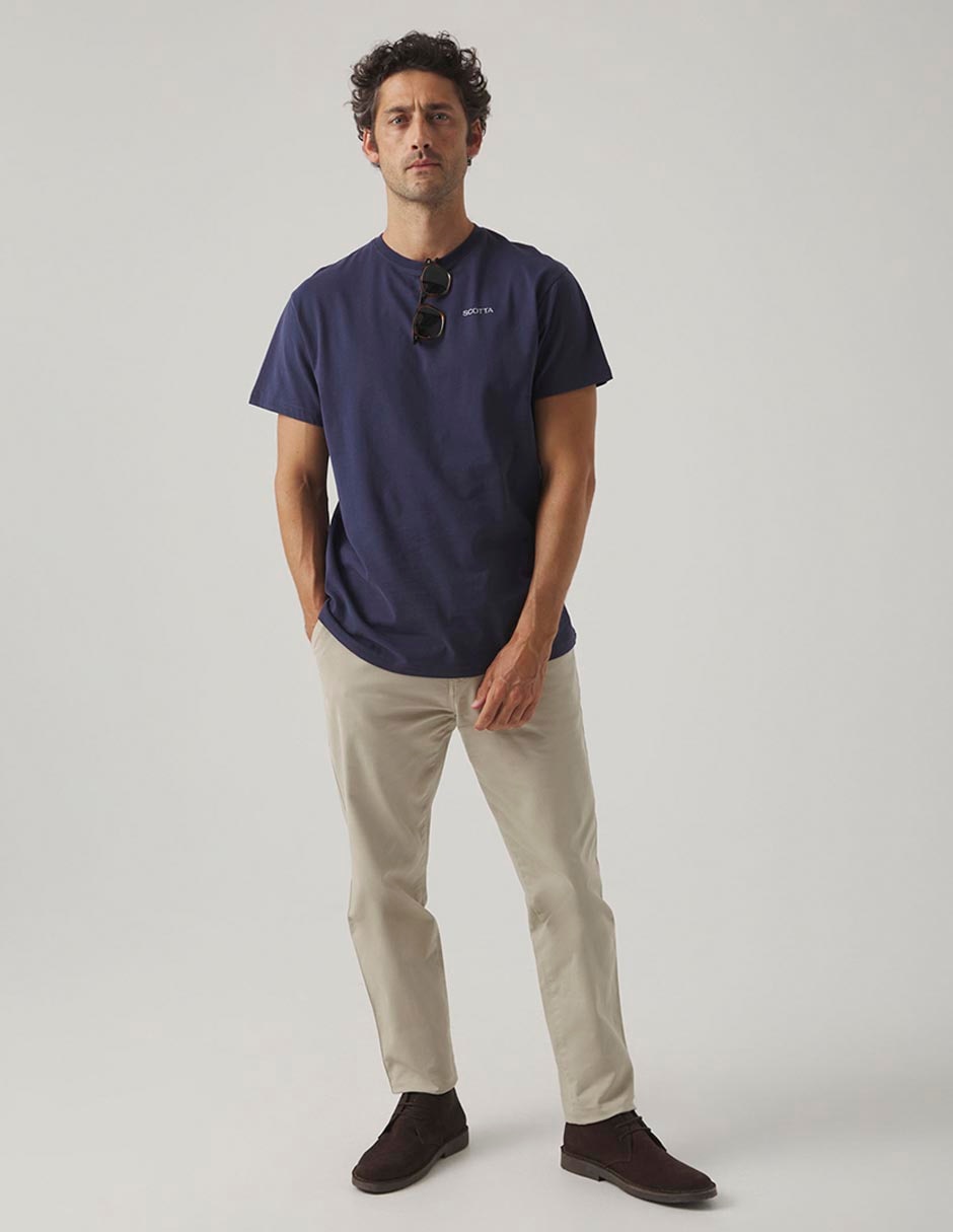Playera cuello redondo para hombre 4