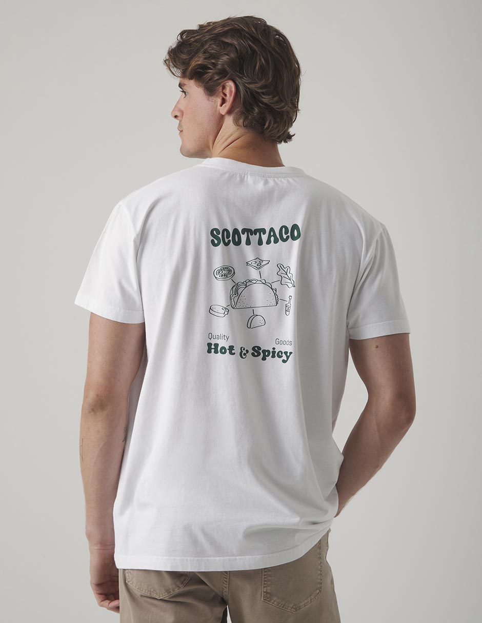 Playera Scotta cuello redondo para hombre