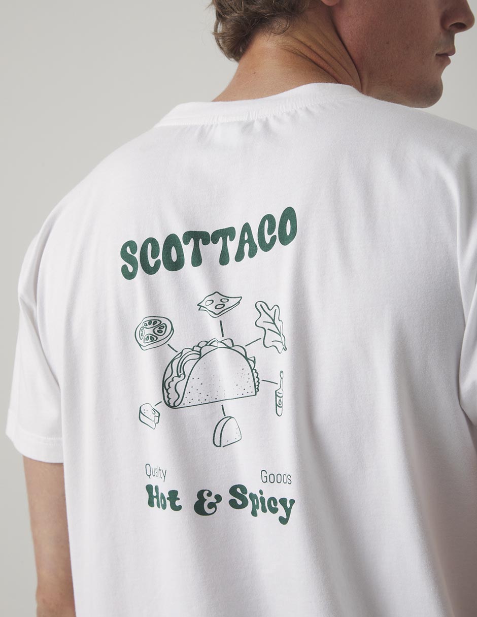 Playera Scotta cuello redondo para hombre