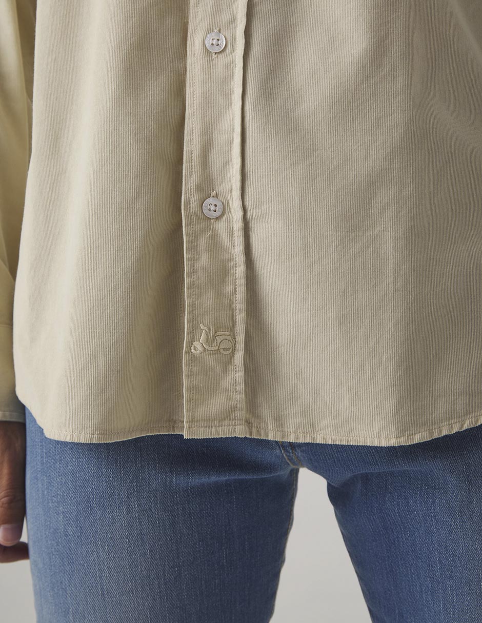Camisa casual de algodón manga larga para hombre 3