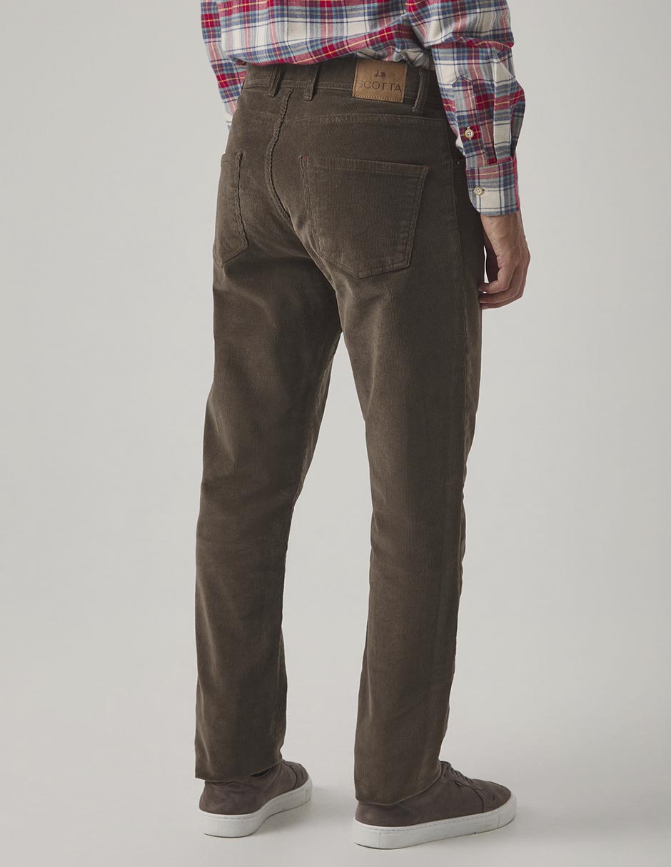 Pantalón slim de algodón para hombre 2