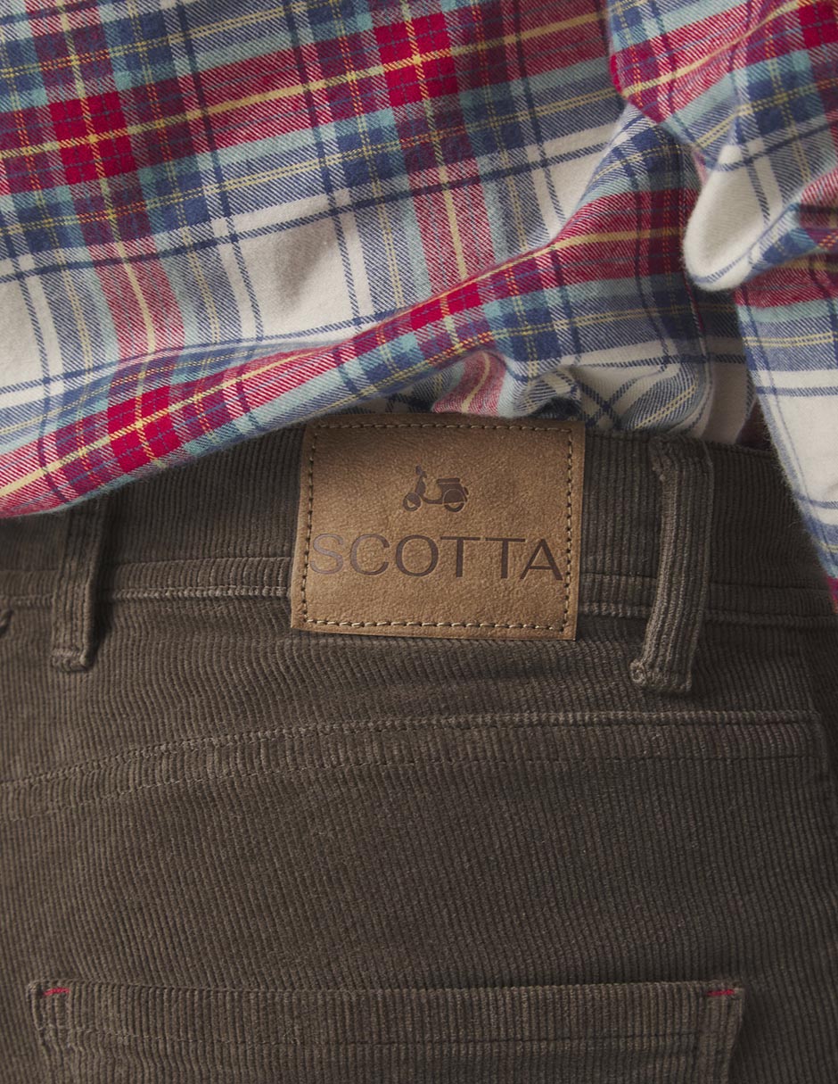 Pantalón slim de algodón para hombre 6
