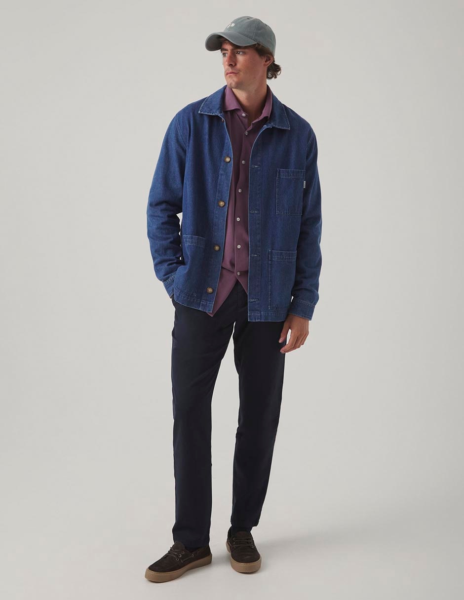 Sobrecamisa casual manga larga para hombre 2