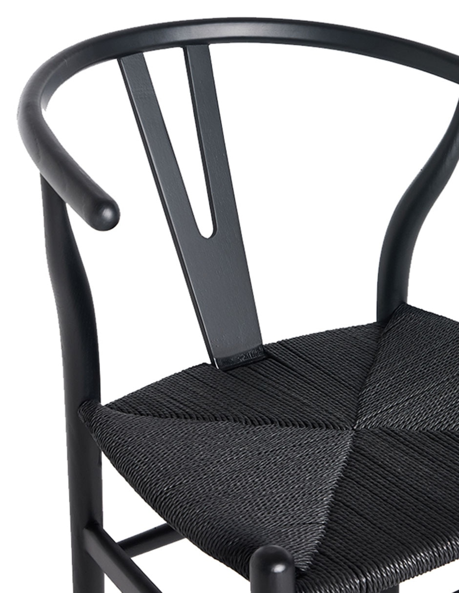 Silla Luciana de madera sólida 15