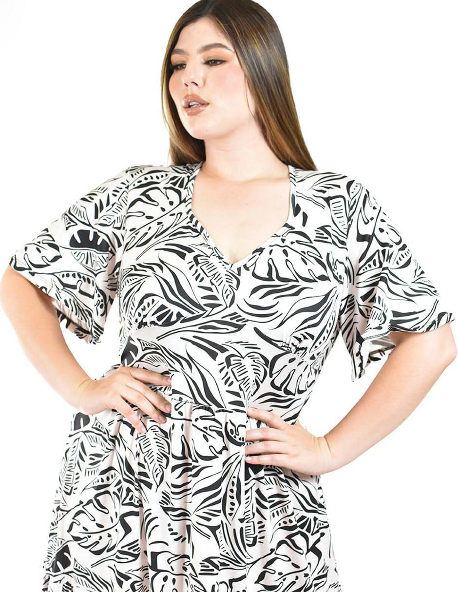 Vestido midi casual para mujer