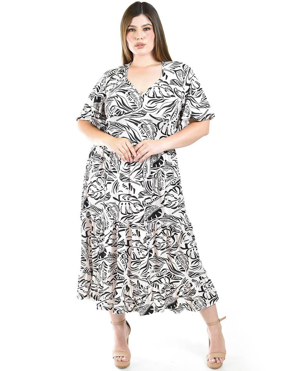 Vestido midi casual para mujer