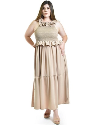 Vestido largo casual para mujer