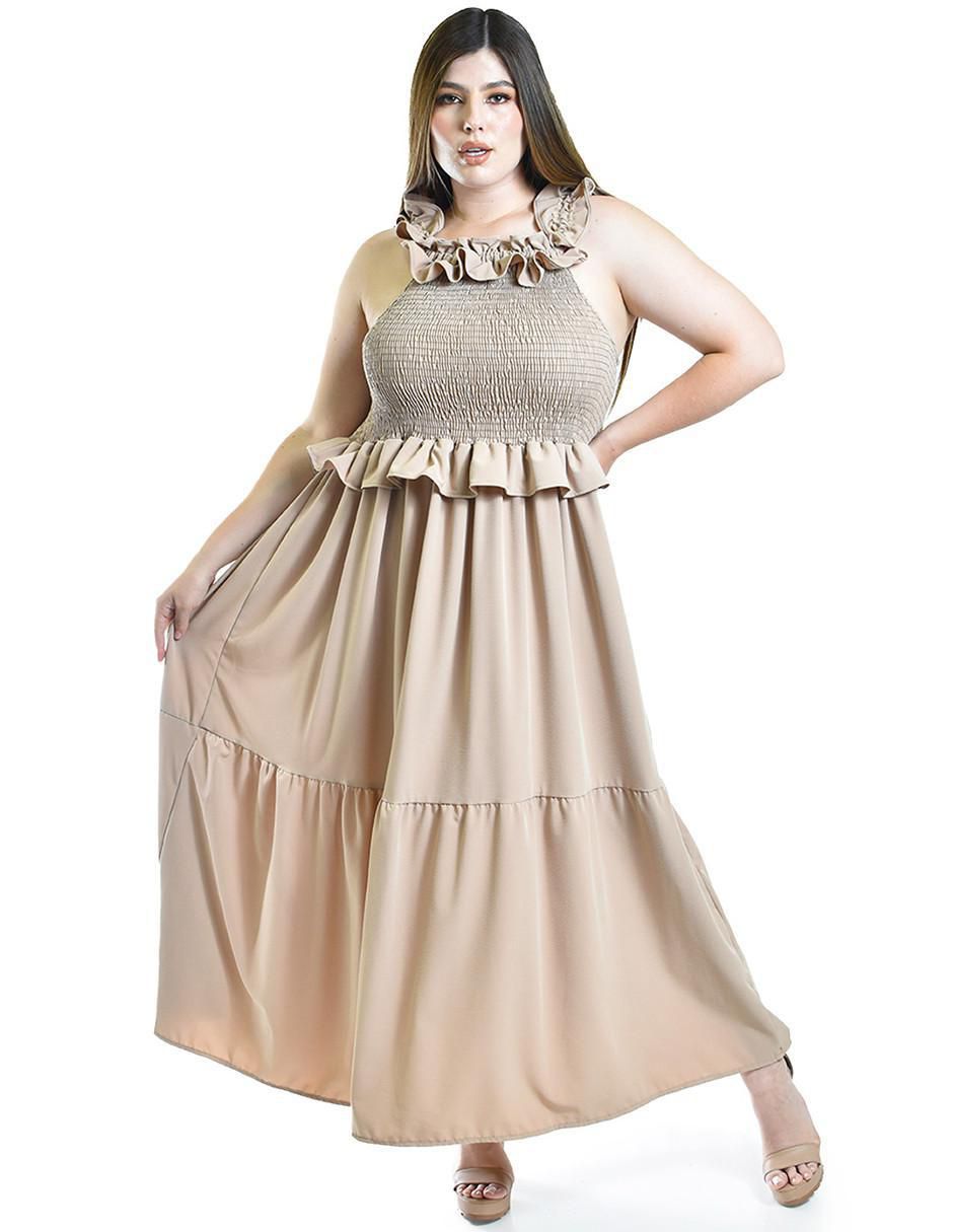 Vestido largo casual para mujer