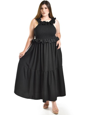 Vestido largo casual para mujer