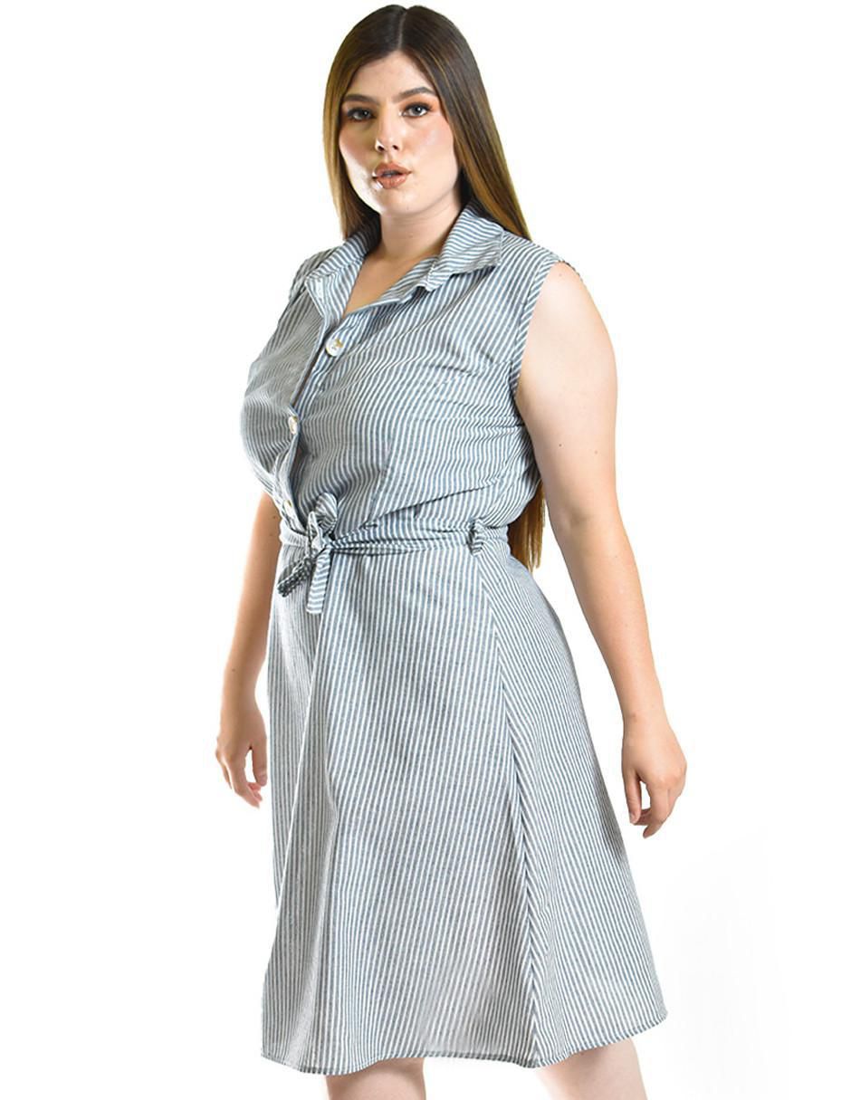 Vestido a la rodilla casual para mujer 5