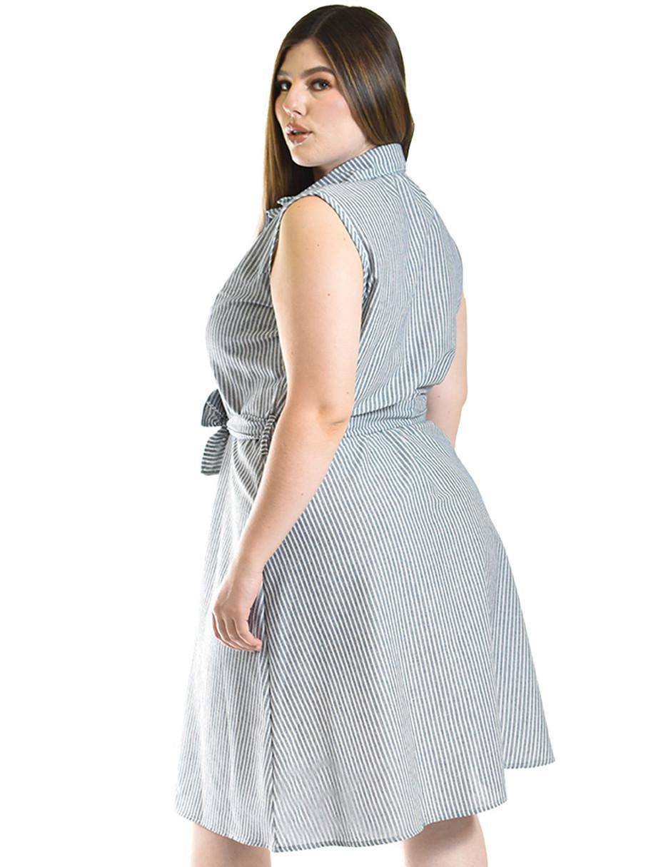 Vestido a la rodilla casual para mujer
