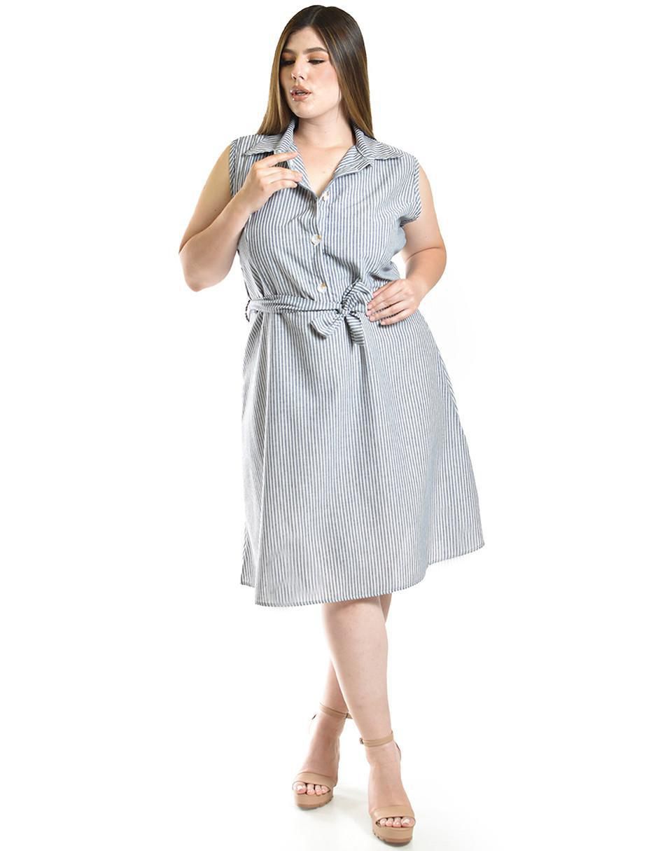 Vestido a la rodilla casual para mujer