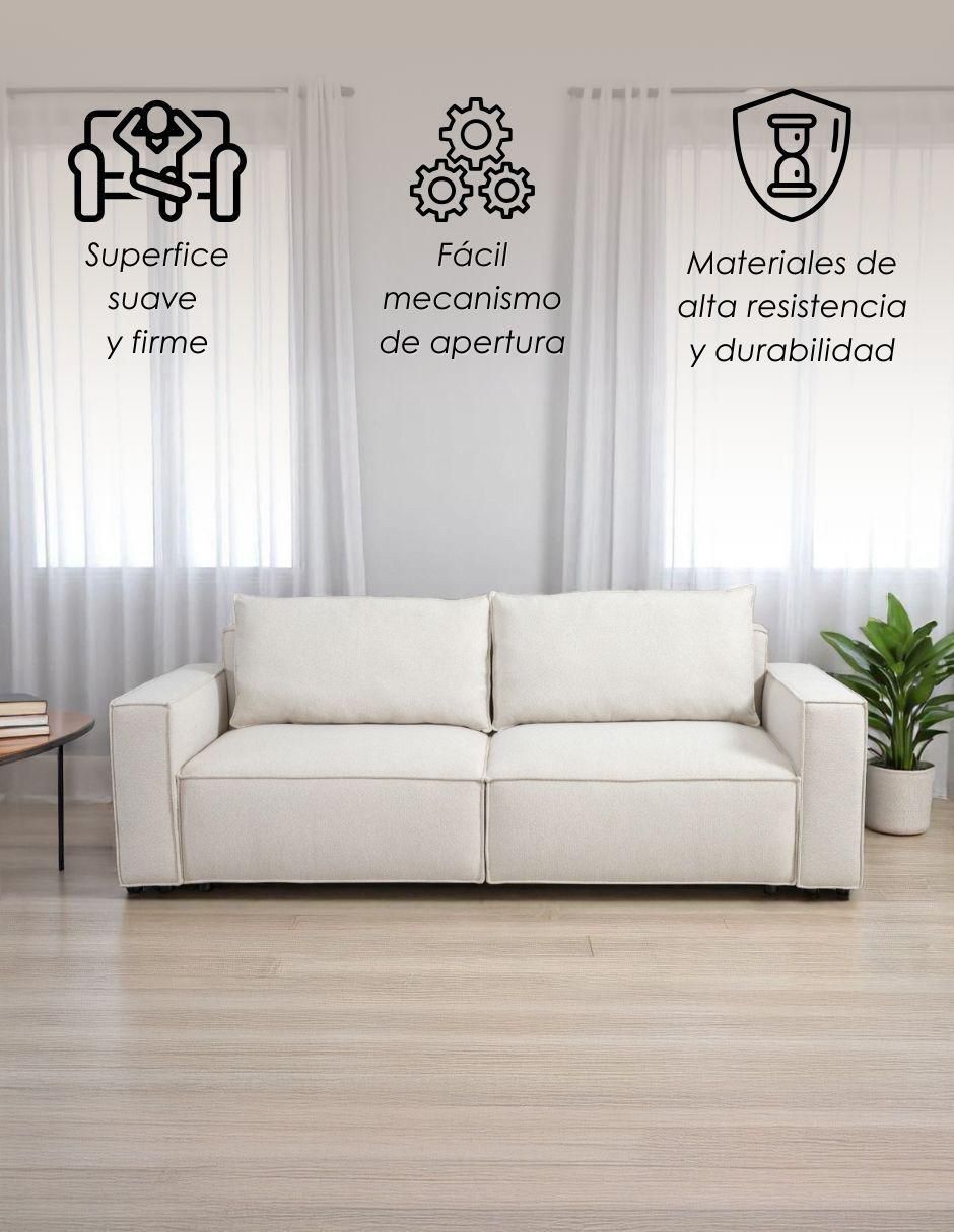 Sofá cama armable de poliéster 2