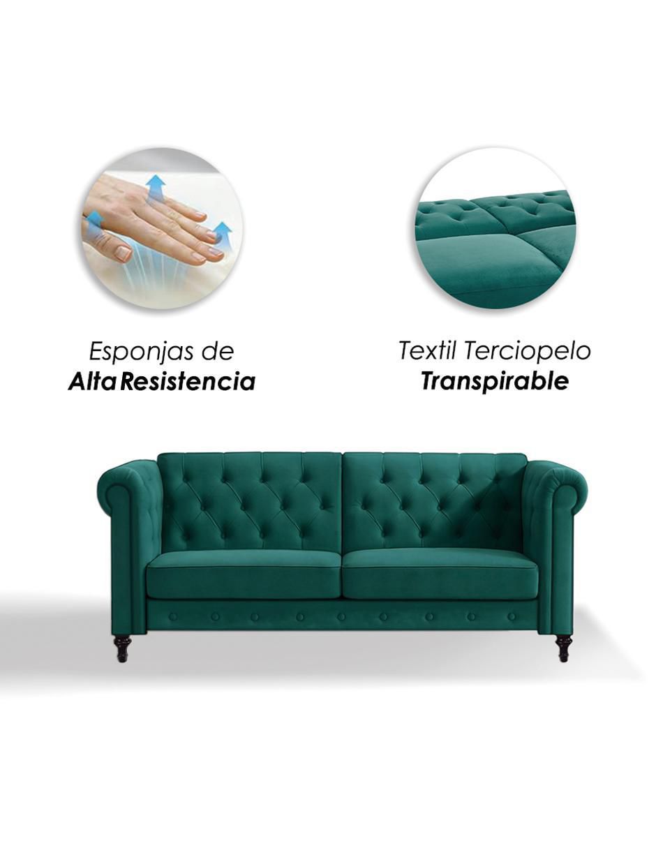 Sofá cama armable de terciopelo 7