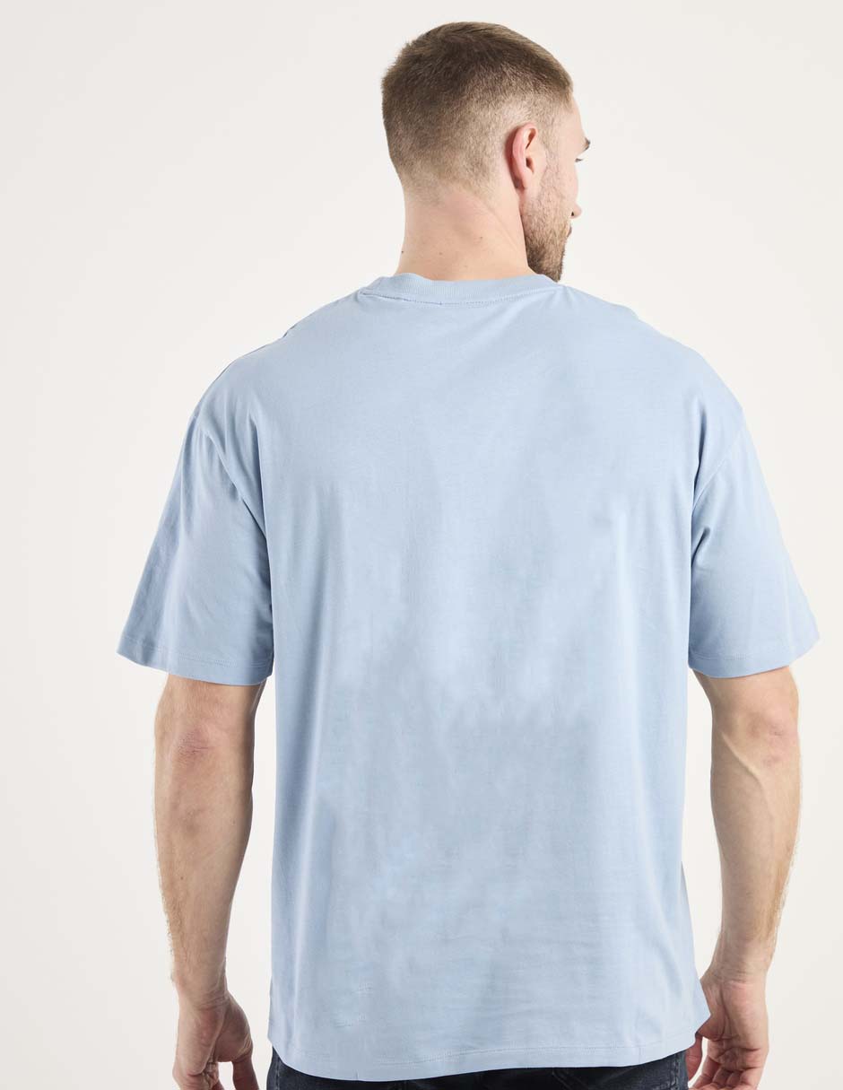 Playera Hugo Blue cuello redondo para hombre