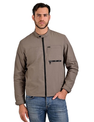 Chamarra casual impermeable con bolsillos para hombre Chamarra casual impermeable con bolsillos para hombre