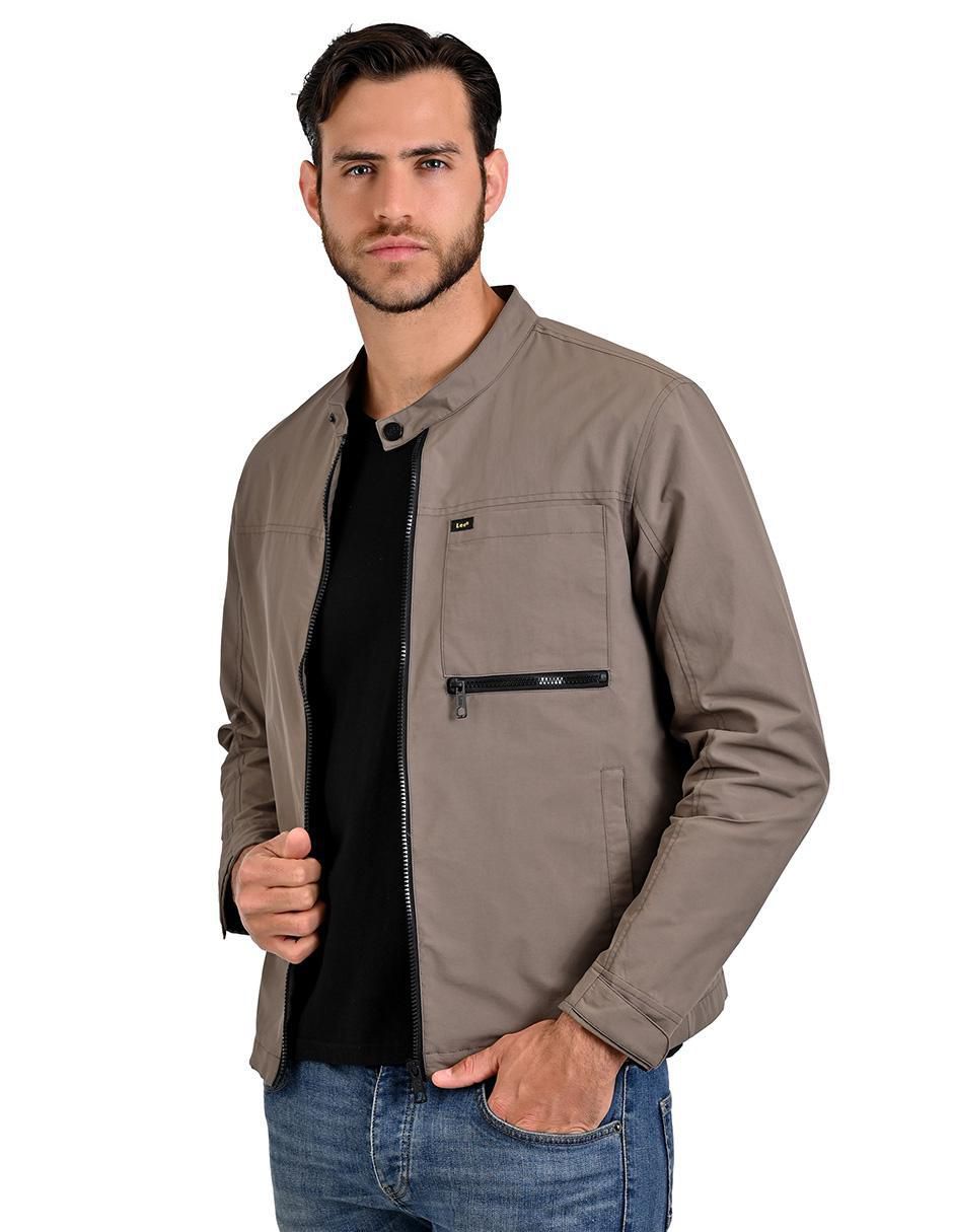 Chamarra casual Lee impermeable con bolsillos para hombre