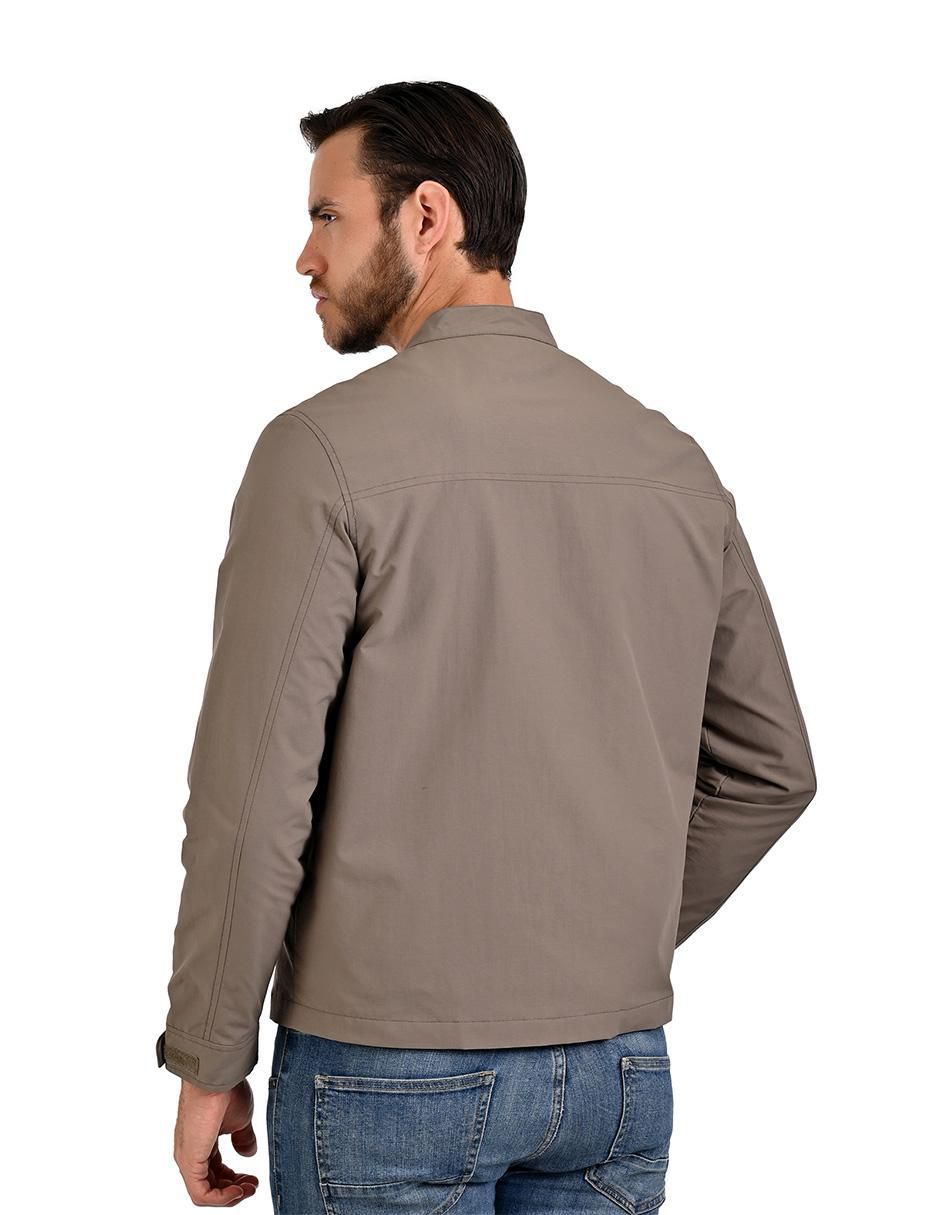 Chamarra casual Lee impermeable con bolsillos para hombre