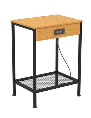 Mesa auxiliar Oakham Furniturer de madera