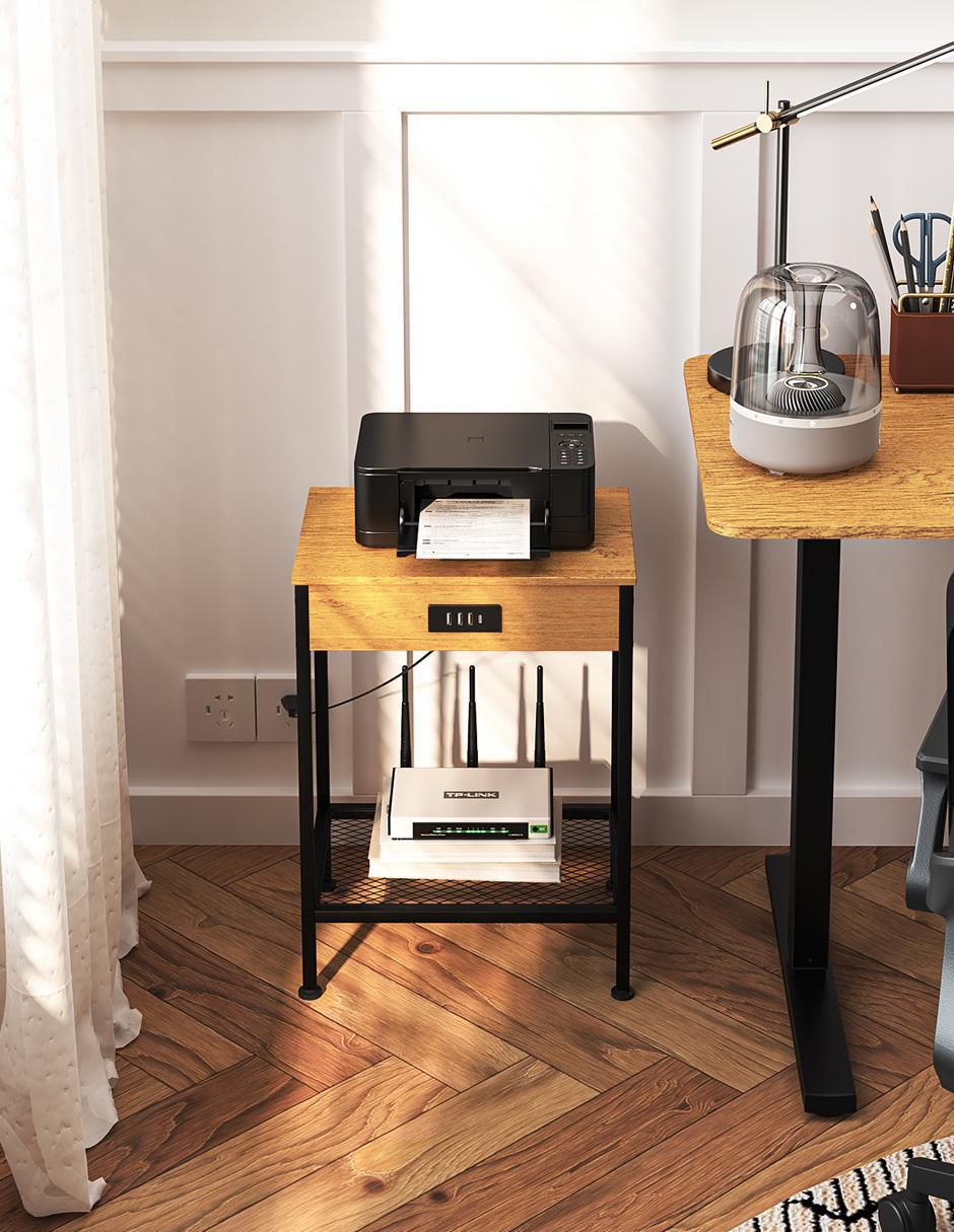 Mesa auxiliar armable oakham