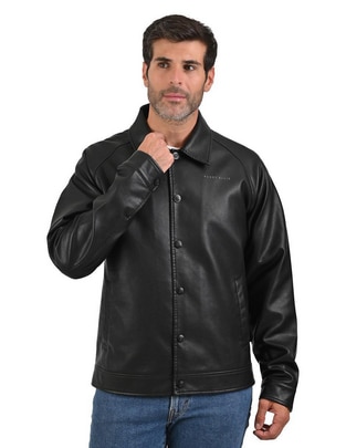 Chamarra casual con bolsillos para hombre