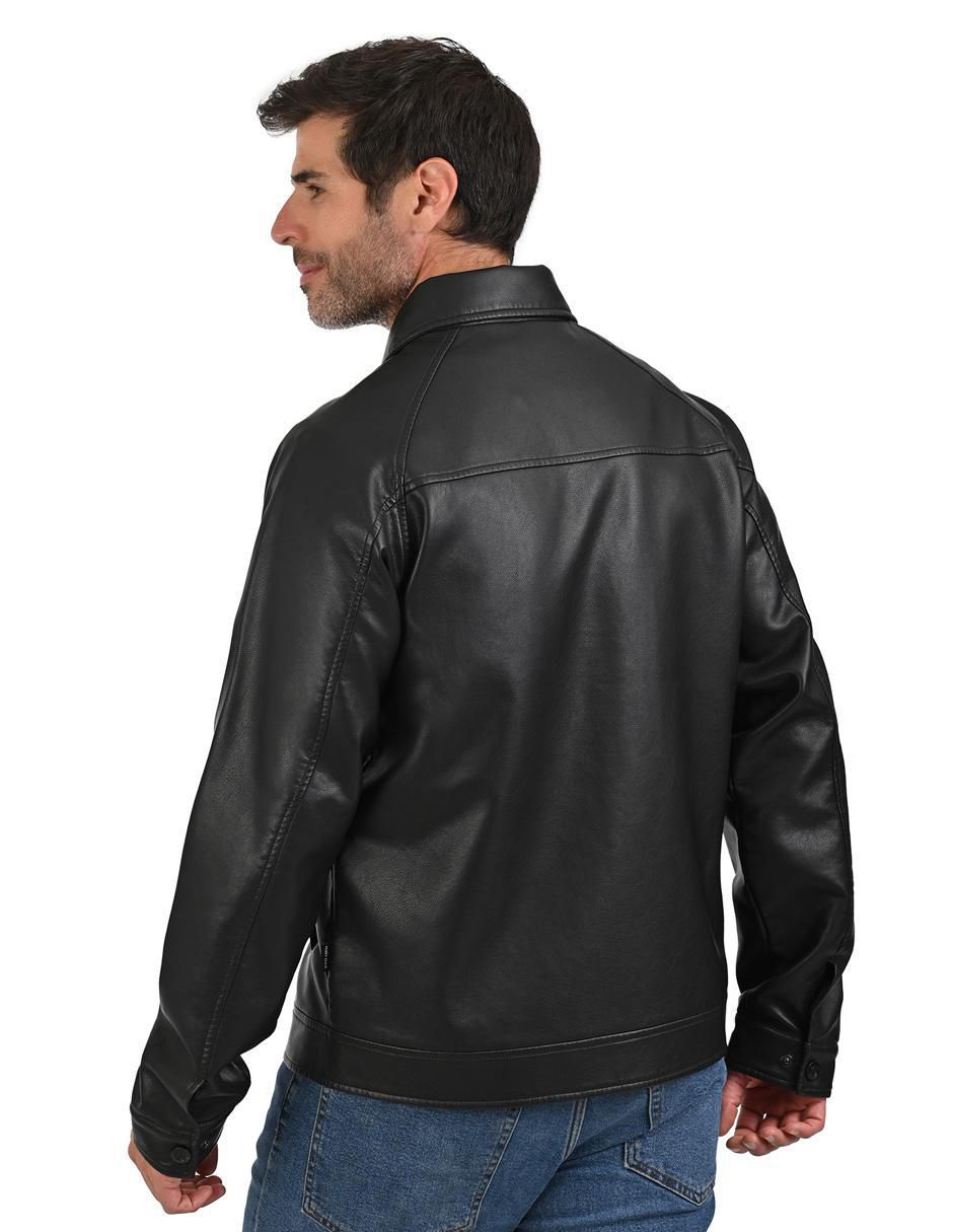 Chamarra casual con bolsillos para hombre